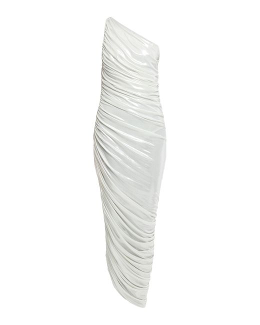 Norma Kamali White Women's Diana Gown Dress