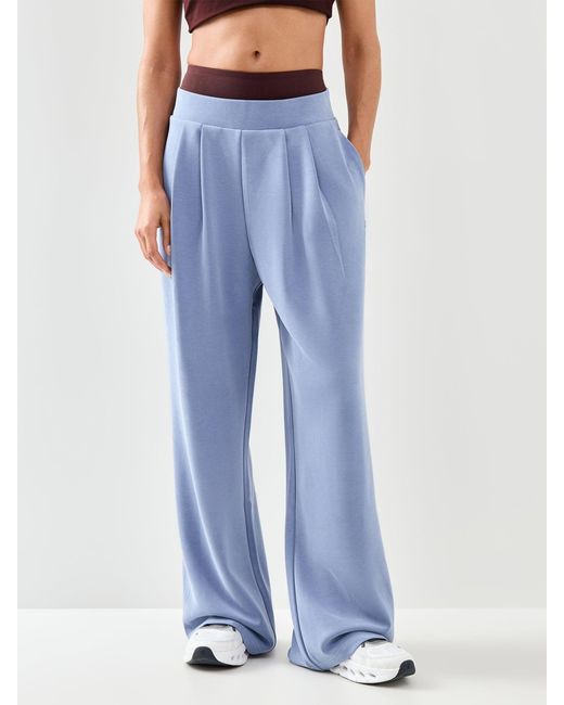 Sweaty Betty Blue Sand Wash Wide Leg Trouser