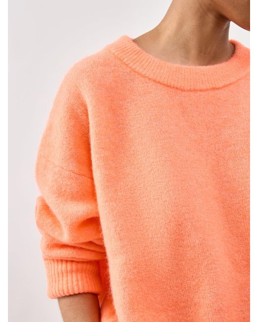 American Vintage Orange Vitow Crew Neck Jumper