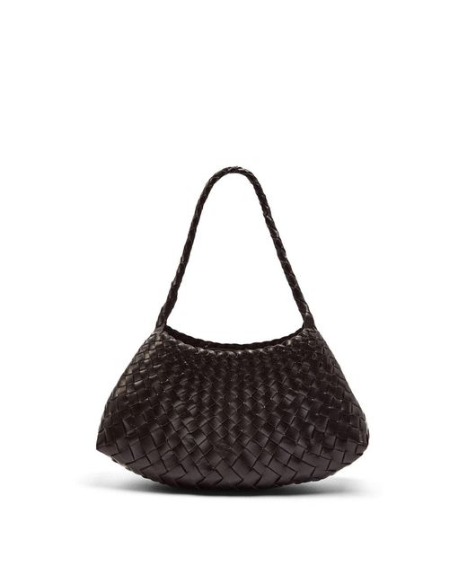 Dragon Diffusion Black Rosanna Woven Shoulder Bag