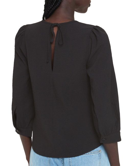 Whistles Black Women's Zenni Blouse
