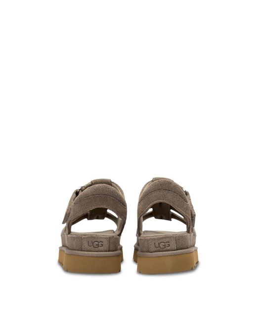 Ugg White Golden Star Strap Sandals Smoke