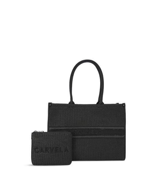 Carvela Kurt Geiger Black Beach Glam Tote