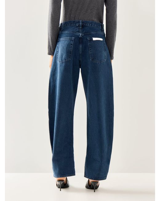 FRAME Blue The Bubble Jeans