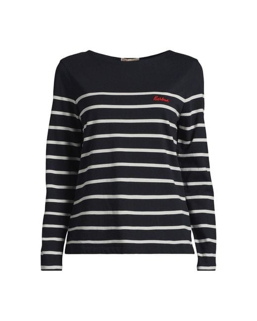Barbour Black Bradley Top