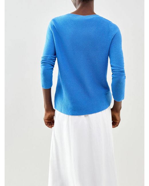 Weekend by Maxmara Blue Ago V-Neck Sweater