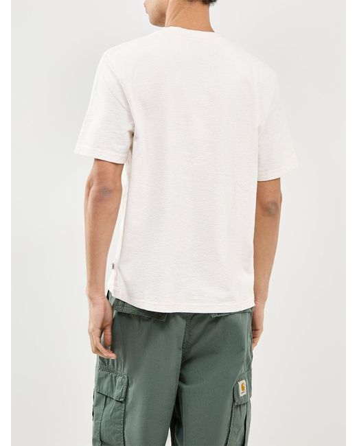 Wax London White Dean Ss Tee Jolt for men