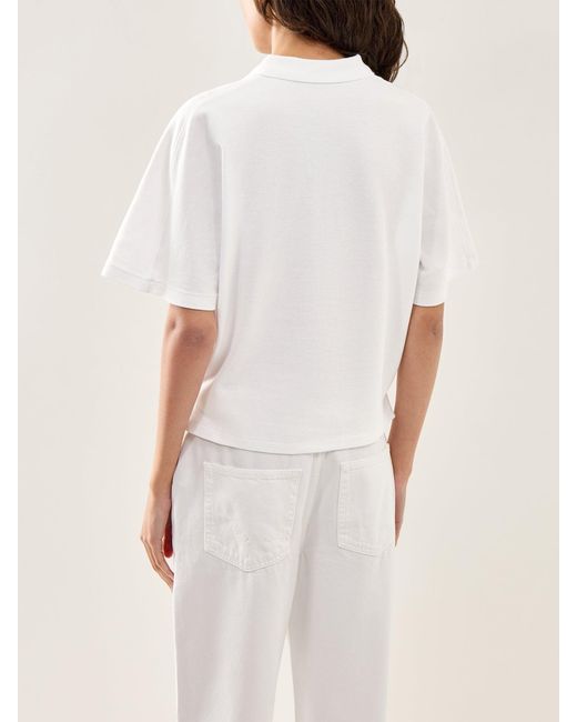 Polo Ralph Lauren White Knit Polo