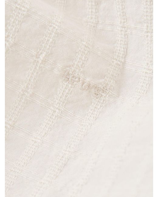Levi's White Authentic Button Down Short Sleeve Shirt for men
