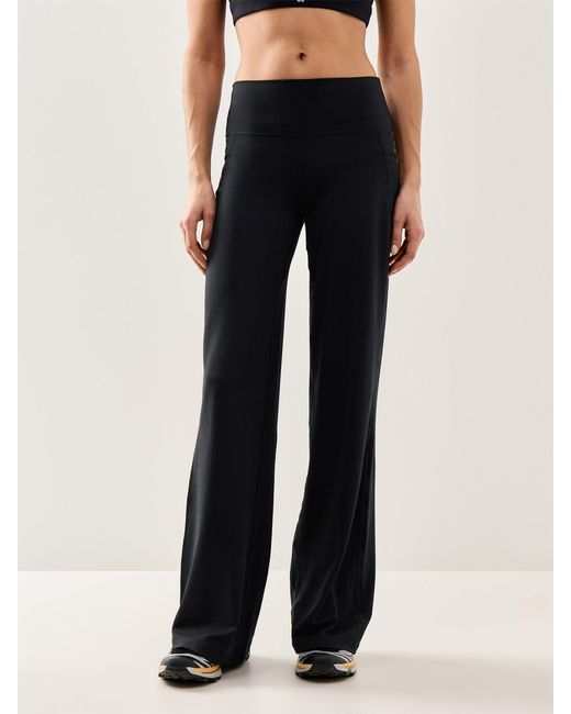 Sweaty Betty Black All Day 32 Wide Leg Trouser Jeans