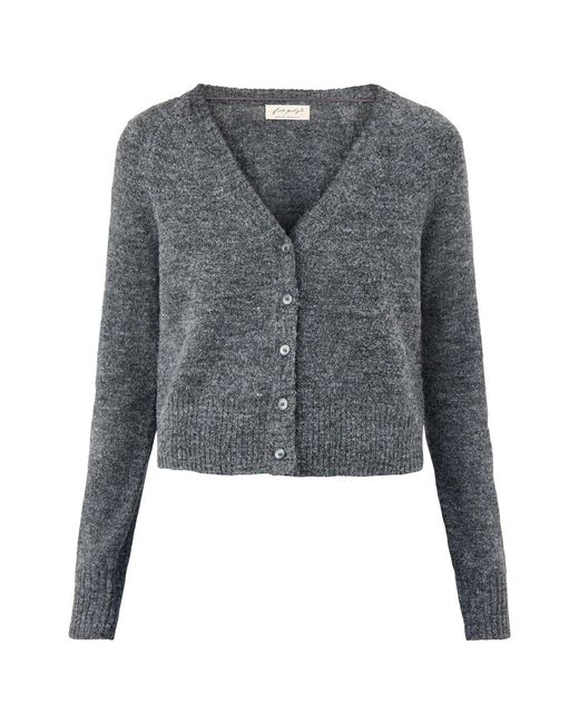 Free People Gray School Girl Cardigan