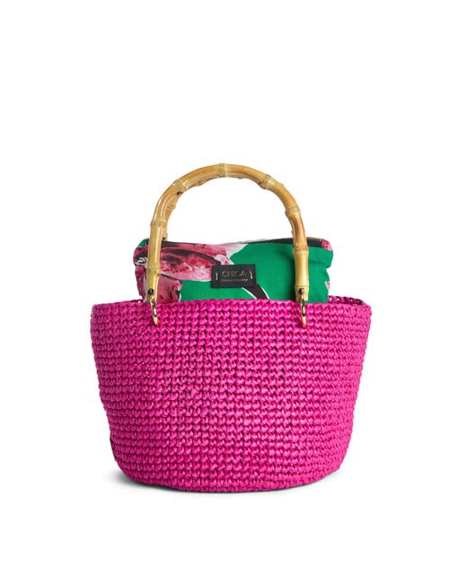 Chica Pink Women's Trilly Small Basket Bag