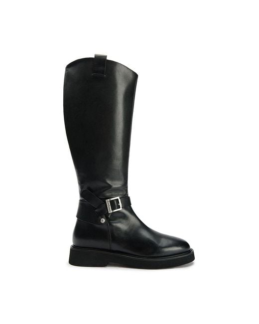 Barbour Black Theodora Knee-High Boots