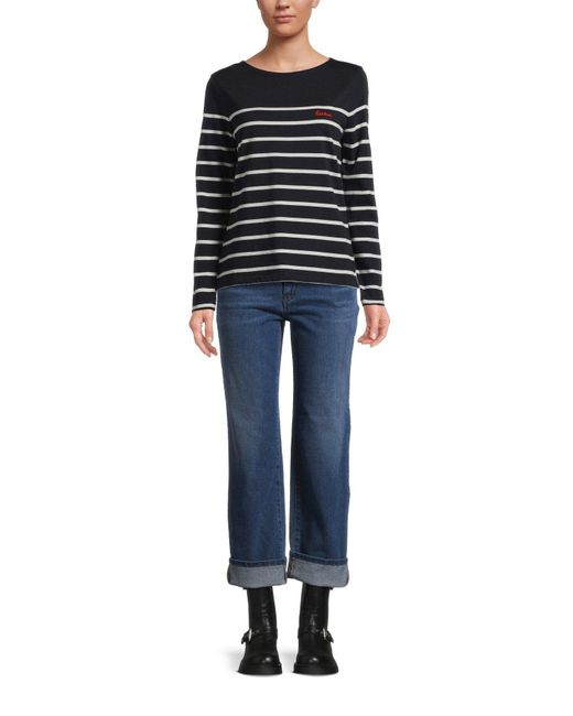 Barbour Black Bradley Top