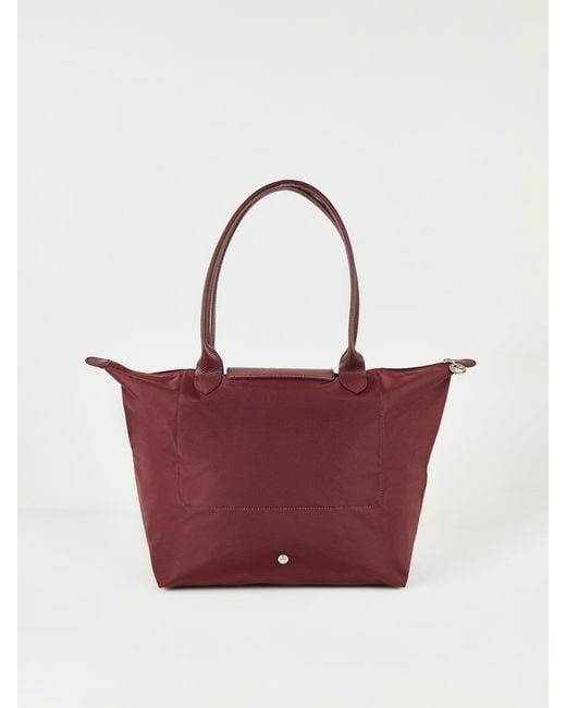 Longchamp Red Le Pliage One Large Tote Bag