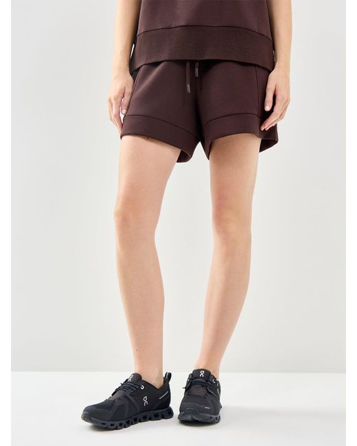 Varley Purple Atrium High Rise Sweatshorts