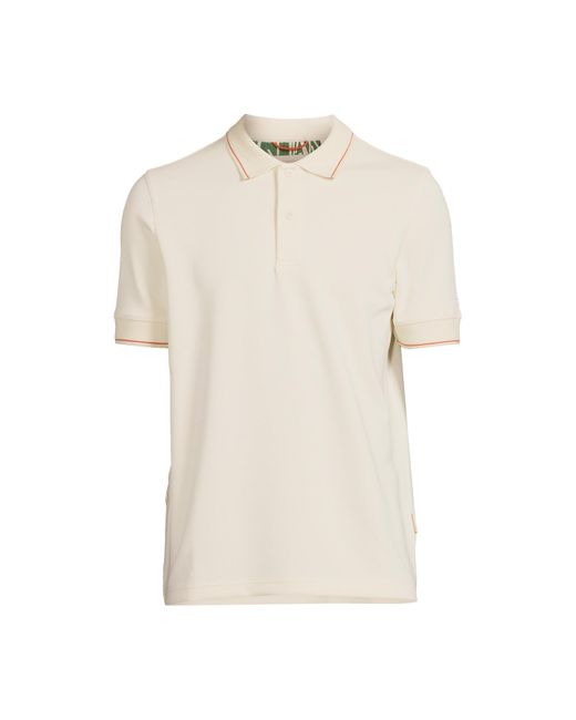 SealSkinz White Men's Stalham Tipped Collar Short Sleeve Polo T Shirt for men