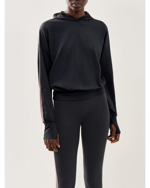Sweaty Betty Blue All Day Side Stripe Hoodie