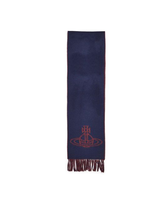 Vivienne Westwood Men's Blue Scarf for men