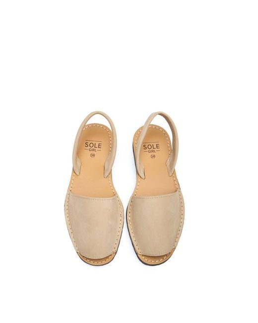 Sole Ldn White Macaw Menorcan Sandals