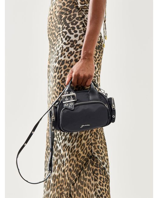 Ganni Black Bucky Polochon Small Bag