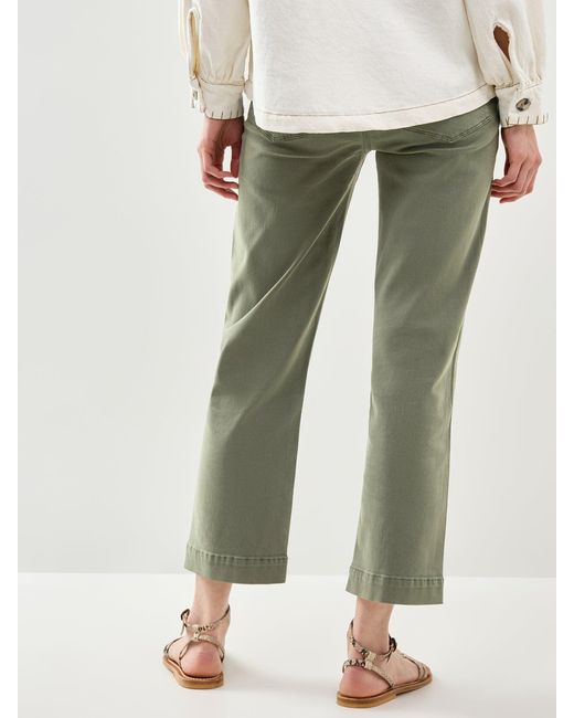 PAIGE Green Quincy Ankle Jeans