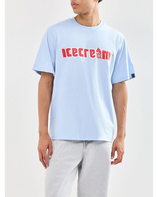 ICECREAM Blue Soft Serve T-Shirt for men