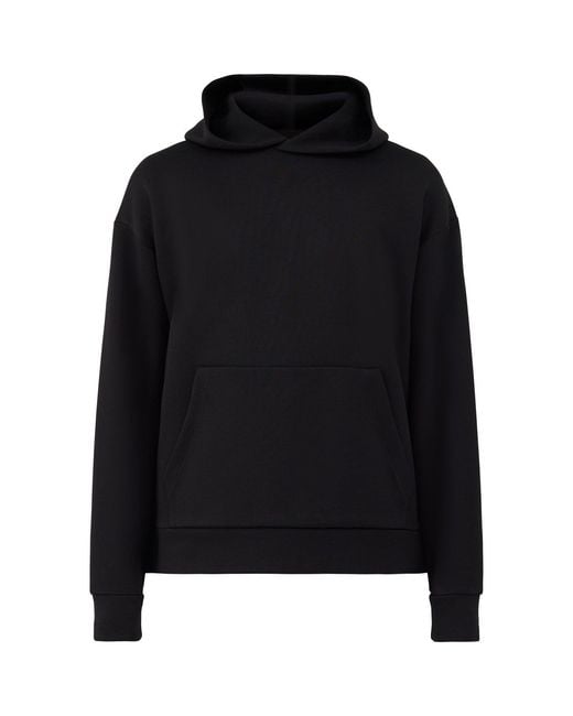 Jack & Jones Black Barron Pullover Hoodie for men