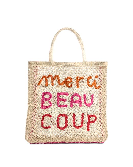The Jacksons Red Women's Merci Beaucoup Large Beach Bag