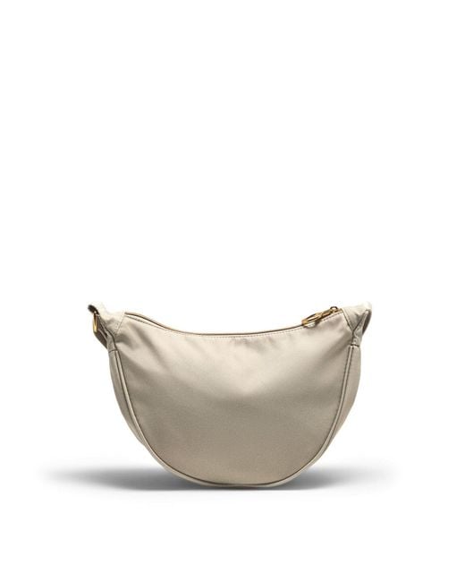 Barbour White Boulevard Sling Bag