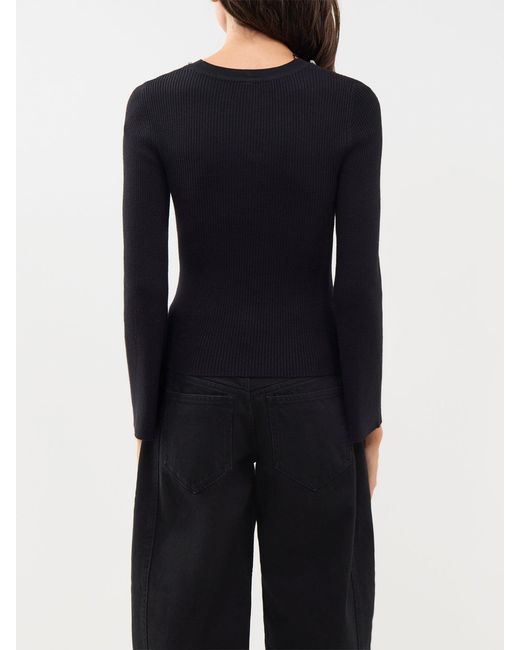 ONLY Black Natascha Bling Crew Neck Jumper