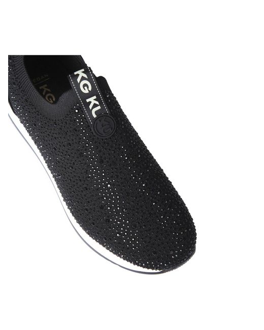 KG by Kurt Geiger White Lara2 Embellished Trainers