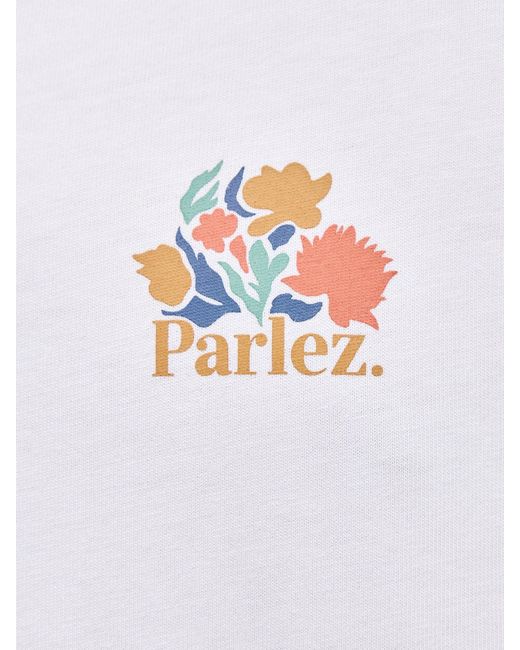 Parlez White Eldora Graphic T-Shirt for men