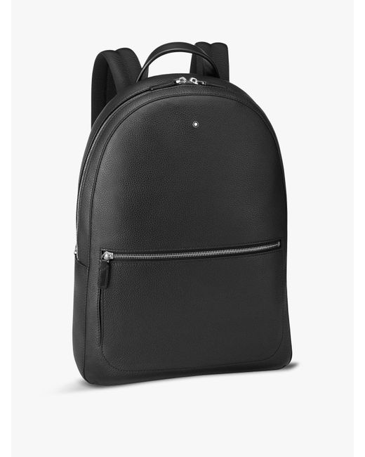 Montblanc Black Meisterstück Soft Grain Backpack Slim for men
