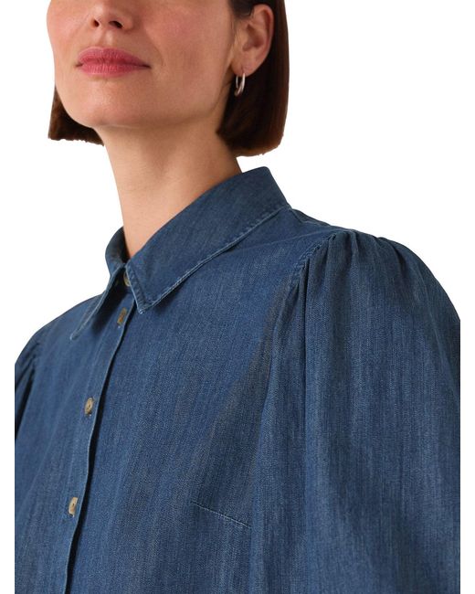 Whistles Blue Chambray Shirt