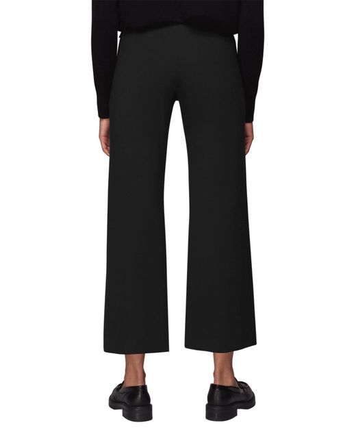 Whistles Black Camilla Wide Leg Trouser