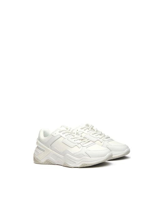 Mallet White Union Trainers for men