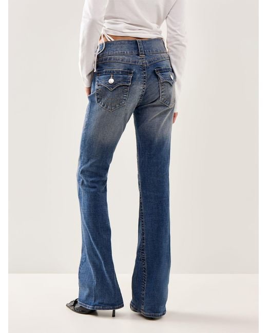 True Religion Blue Joey Flare Pocket Jeans