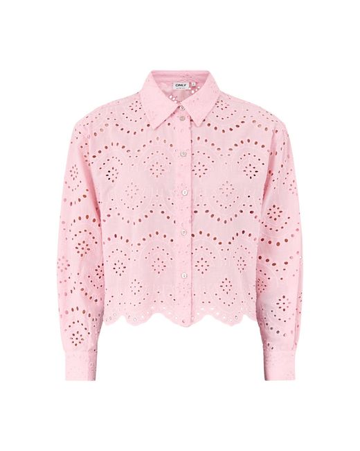 ONLY Pink Valais Long Sleeve Shirt