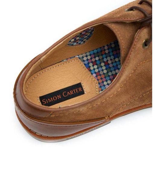 Simon Carter Brown Weir Lace-Up Shoes for men