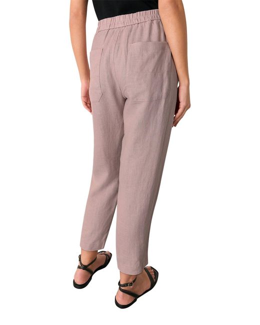 Whistles Pink Barrel Leg Trouser