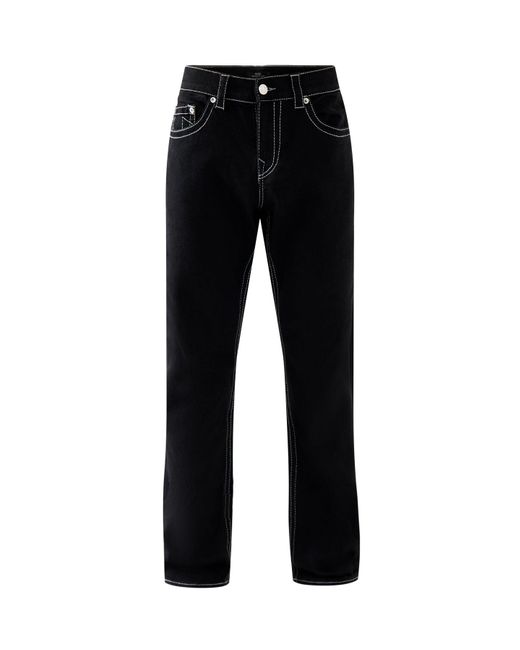 True Religion Black Ricky Big T Nf Buddha Embro Jeans for men