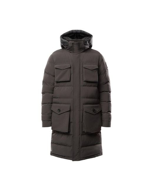 Sandbanks Multicolor Branksome Long Puffer Jacket for men