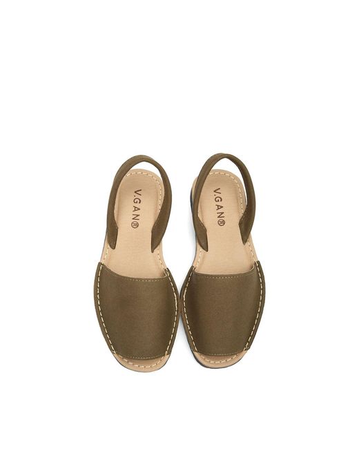 V.Gan Metallic Vegan Rambu Menorcan Synthetic Sandals