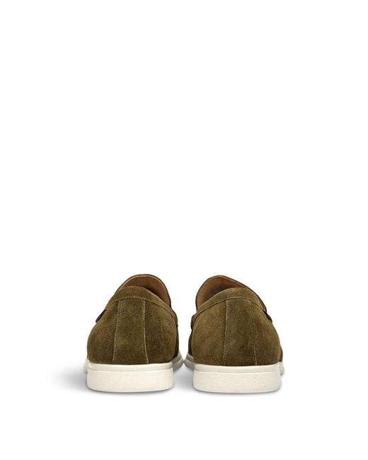 Simon Carter Green Tanius Slip On Shoes for men