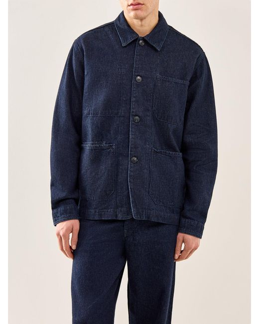 SELECTED Blue Landon Regular Fit Jacket Dark for men