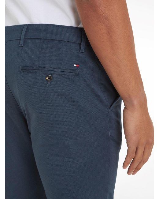 Tommy Hilfiger Blue 1985 Denton Printed Chinos for men