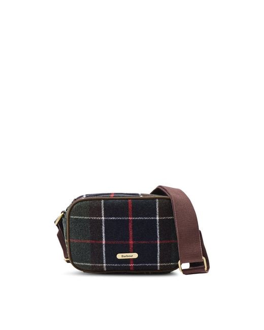 Barbour Black Contin Tartan Mini Crossbody Bag