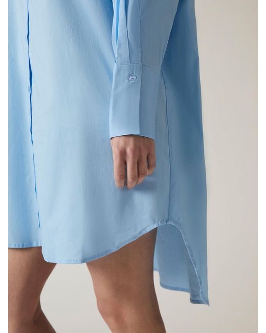 James Lakeland Blue Oversized Shirt