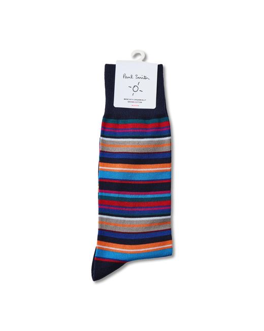 Paul Smith Blue Munich Stripe Socks for men